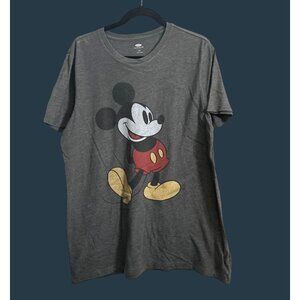 Old Navy Mickey Mouse Graphic Tee L/G Gray